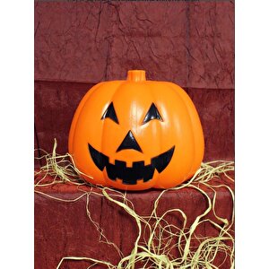 Halloween Dekorati̇f Balkabaği Işikli 25cm Ast6659