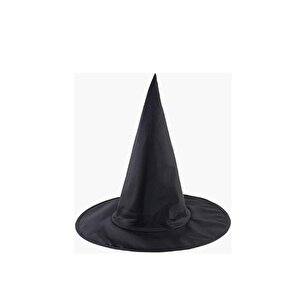 Halloween Cadi Şapkasi Yeti̇şki̇n Si̇yah Ast6746