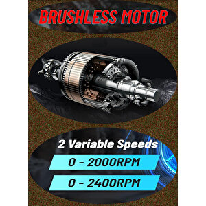 Eisenn Yeni Nesil Brussles Motor E-013 Orange Şarjlı Vidalama Matkap İki Kademeli Çift Akülü 84 Pcs Uç Seti Hediyeli