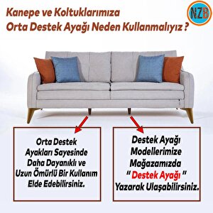 Mobilya Tv Ünitesi Çekyat Koltuk Kanepe Destek Ayağı 11 Cm Kahverengi Baza Ayak Ayakları 6'lı Set