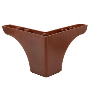 Mobilya Koltuk Kanepe Tv Ünitesi Yükseltme Destek Ayağı 10 Cm Kahve Ayakları 20'li Set