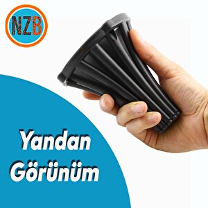 Mobilya Kanepe Koltuk Tv Ünitesi Baza Ayağı Orta Sehpası Konsol Ayak Ayakları 12 Cm Siyah