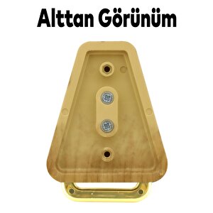 Mobilya Kulp Mutfak Çekmece Dolap Dolabı Kulpu Kulbu Plastik Kahverengi Ceviz 48 Mm Kulpları