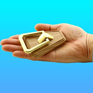 Mobilya Kulp Mutfak Çekmece Dolap Dolabı Kulpu Kulbu Plastik Kahverengi Ceviz 48 Mm Kulpları