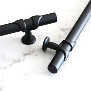 Metal Kulp 192 Mm-19.2 Cm Mobilya Mutfak Çekmece Dolabı Dolap Kulpları Kulbu Kulpu Siyah