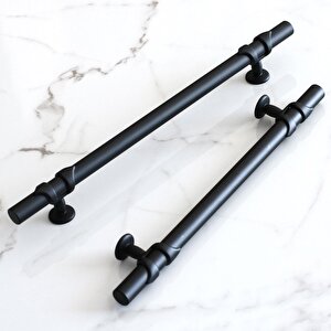 Metal Kulp 192 Mm-19.2 Cm Mobilya Mutfak Çekmece Dolabı Dolap Kulpları Kulbu Kulpu Siyah