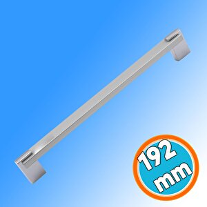 Mobilya Metal 192 Mm Kulpları Defne Krom Mutfak Dolabı Çekmece Tv Ünite Dolap Kulpu Kulbu