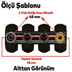 Mobilya Çekmece Mutfak Dolap Dolabı Kapak Kulpu Kulpları Kulbu Mat Siyah Sert Plastik Kulp