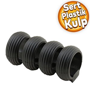 Mobilya Çekmece Mutfak Dolap Dolabı Kapak Kulpu Kulpları Kulbu Mat Siyah Sert Plastik Kulp
