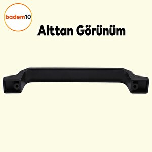 Mobilya Mutfak Dolabı Çekmece Dolap Kapak Kulpu Düz Metal Kulp Kulbu Kulpu 128 Mm Siyah