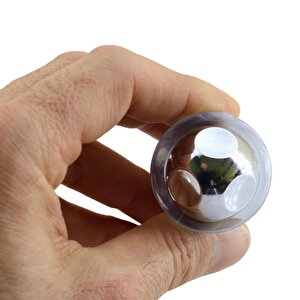 Kapı Stoperi Kapı  Altı Durdurucu Tutucu Tamponu Silikonlu Contalı Stopu Vidalı Parlak Krom 50 Mm