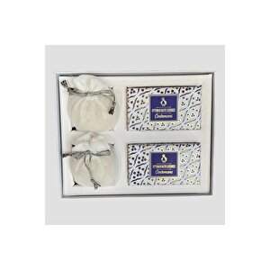 Çintemani Osmanlı Seri Zeytinyağlı Katı Sabun Hediye Paketi 2 Adet 250 Gr 2 Adet 100 Gr