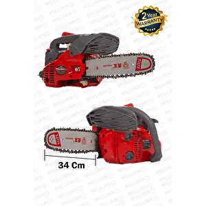 6.2 Hp Çelik Şanzıman Mini Benzinli Testere Ağaç Odun Dal Budama Ve Kesme Testeresi Hızar Motoru