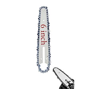 Akülü Budama Testeresi Zinciri 1 Adet 6 Inç 15 Cm Zincir - 1 Adet 6 Inç 15 Cm Pala