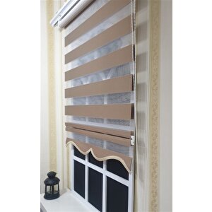 Zebra Stor Perde Sütlü Kahverengi St 035 200x200 cm