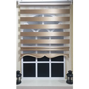 Zebra Stor Perde Sütlü Kahverengi St 035 200x200 cm