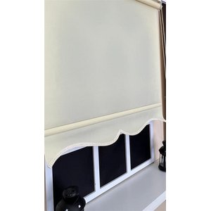 Düz Krem Stor Perde Etek Dilimli Stb-5302 30x200 cm