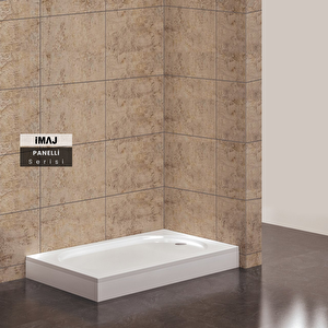 Dikdörtgen Panelli Duş Teknesi H17 90*150 90x150 cm