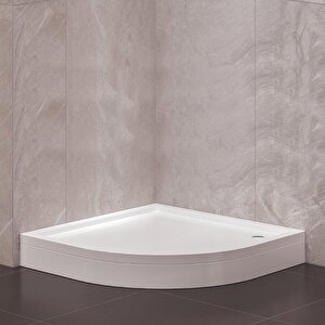 Oval Panelli Duş Teknesi H:17 90*90 90x90 cm