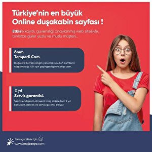 Dikdörtgen Flat Duş Teknesi H:6 80*170