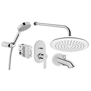 Vitra Artema Fold S Ankastre Banyo Bataryası 6 Lı Set N42253 Çıkış Uçlu