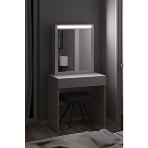 Aida Led Işıklı Makyaj Masası Beyaz