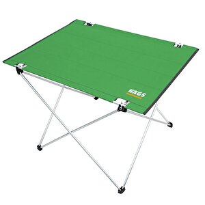 Ultralight Katlanır Kamp Masası, Piknik, Bbq, Balıkçılık, Avcılık, Plaj, Hiking Için Taşınabilir Kompakt Roll Up Outdoor Kamp Masası Large - Yeşil Yeşil