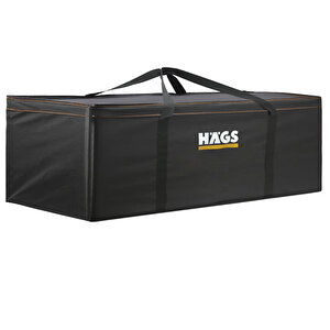 Bahçe Mobilya Yastığı, Minderi Saklama Çantası Hurç, Yatak, Yorgan, Yastık Organizer, Düzenleyici, Depolama Hurcu, Çantası, Extra Büyük Battal Boy - 725 Lt Siyah 2XL
