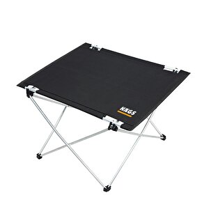Ultralight Katlanır Kamp Masası, Piknik, Bbq, Balıkçılık, Avcılık, Plaj, Hiking Için Taşınabilir Kompakt Roll Up Outdoor Kamp Masası  Small - Siyah Siyah