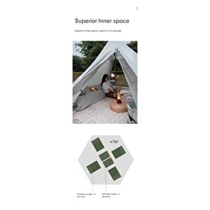 Wildland Mini Tipi Çadır