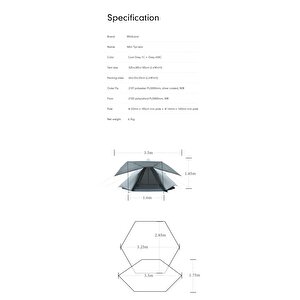 Wildland Mini Tipi Çadır