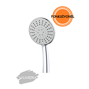 Wuvera Fonksiyonlu Venüs Banyo Duş Başlığı Fiskiyesi Telefonu Duş Seti
