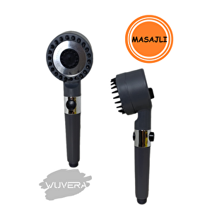Yeni Nesil Masajlı Duş Başlığı - 3 Fonksiyonlu Banyo Duş Başlığı Seti