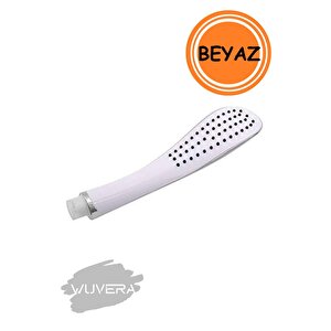 Banyo Duş Başlığı Fiskiyesi Telefonu Oval Başlık Beyaz