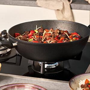 Adamant Yan Kulplu Wok Tava 32 Cm