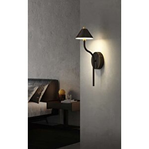 Simaavize Modern Black Led Aplik -gün Işığı