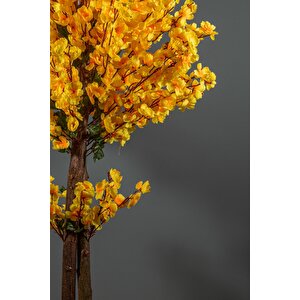 150 Cm Sarı Renk Yapay Bahardalı Ağacı