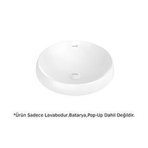 Deep Set Üstü Lavabo Beyaz 45cm