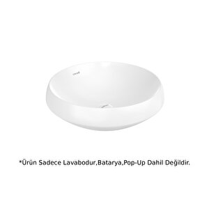 Deep Set Üstü Lavabo Beyaz 45cm