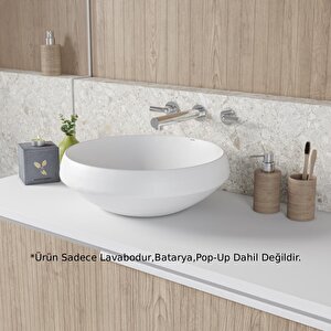 Deep Set Üstü Lavabo Beyaz 45cm