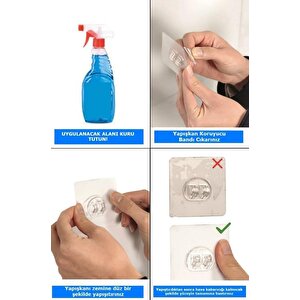 Yapışkanlı Saç Kurutma Makinesi Hazneli Raf Banyo Düzenleyici Banyo Organizer Sy302-b