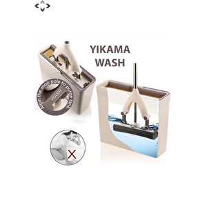 Slim Pva Tablet Mop Set 1 Adet Yedek Sünger Hediye Pva Temizleyici Mop Set %100 Temi̇zli̇k