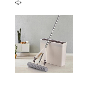 Slim Pva Tablet Mop Set 1 Adet Yedek Sünger Hediye Pva Temizleyici Mop Set %100 Temi̇zli̇k