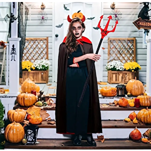 Himarry Kırmızı Renk Halloween Cadılar Bayramı Çatal 107 Cm