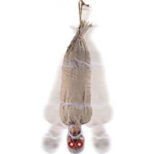 Halloweensensörlü Işıklı Hareketli Mumya 25x75 Cm
