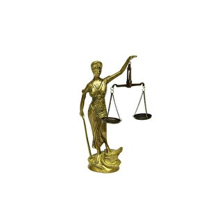 Adalet Kadını Terazili Biblo Dekoratif Hediyelik
