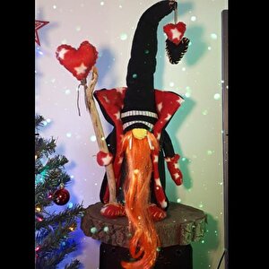 Vampir Şans Cücesi Dekoratif Hediyelik 60 Cm