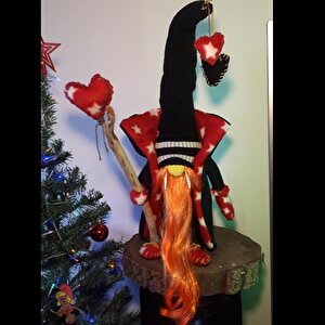 Vampir Şans Cücesi Dekoratif Hediyelik 60 Cm