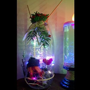 Himarry Ledli Cam Özel Hediye Şans Cücesi Kalpli