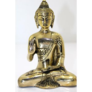 Metal Buda Biblosu 17 Cm Dekoratif Hediyelik